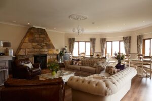 Bowhill Bed & Breakfast, Peat Inn, St Andrews - sitting area