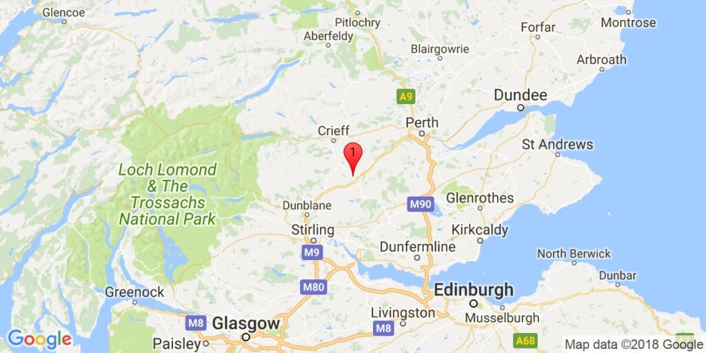 Gleneagles Hotel Location