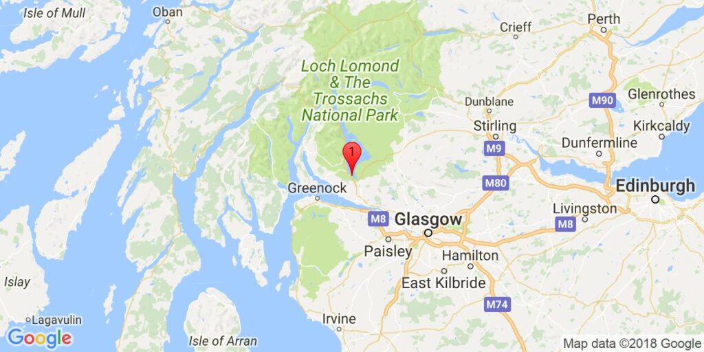 Cameron House Hotel Location