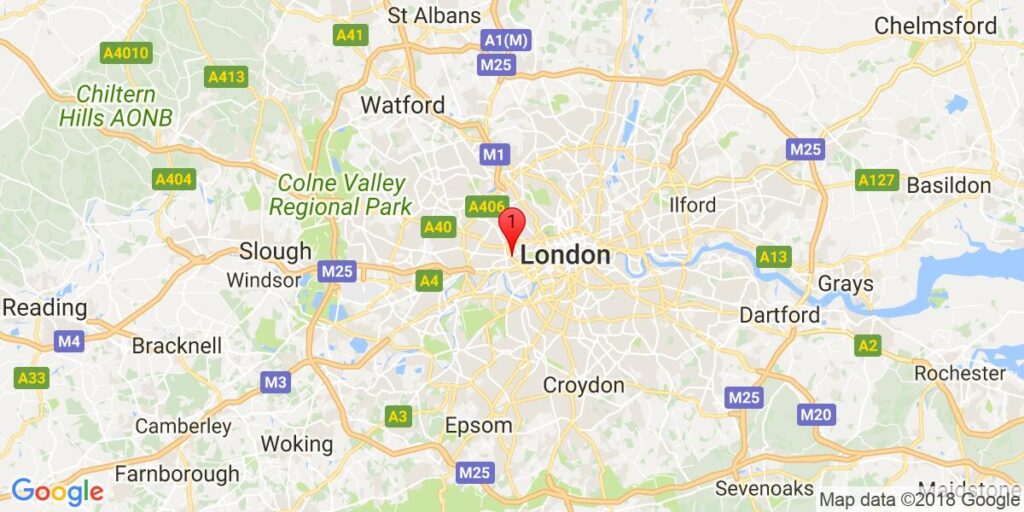 London Kensington Hilton Location