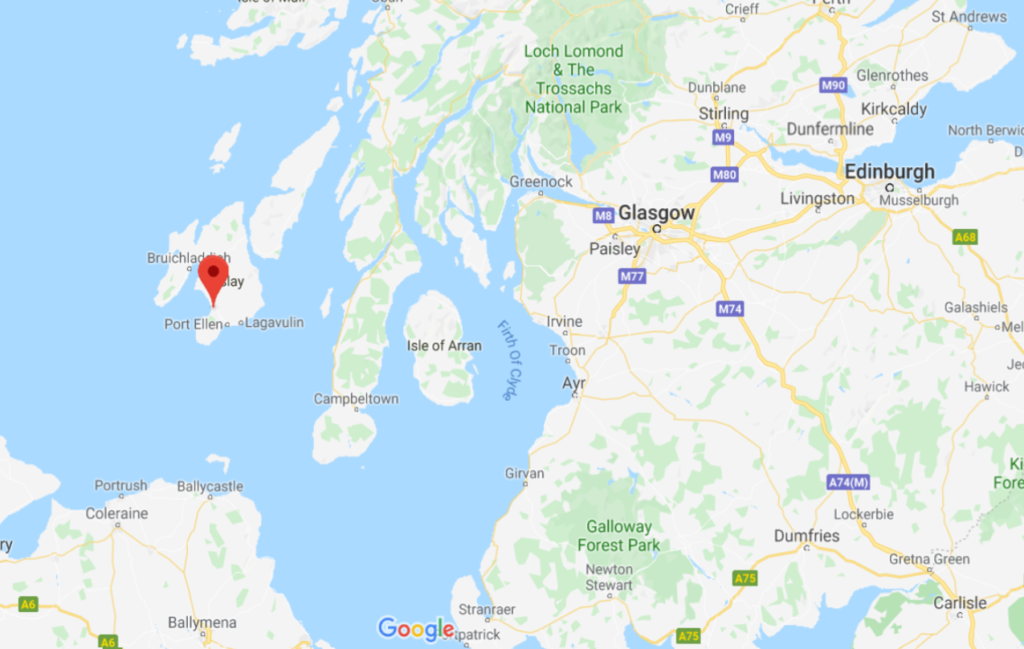 Machrie Hotel & Golf Links Location