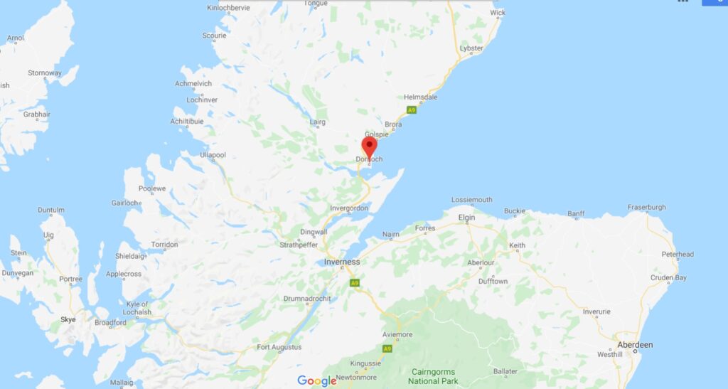 Links House Dornoch Location