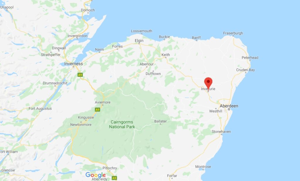 Thainstone House Hotel Location