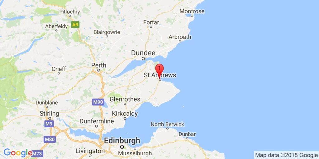 The Ardgowan Hotel St Andrews Location