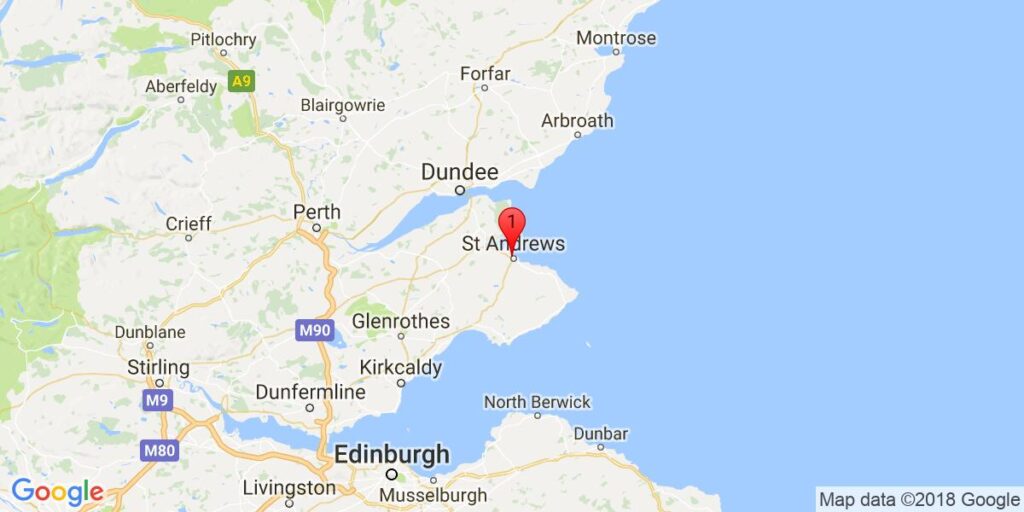 The Scores Hotel St Andrews Location