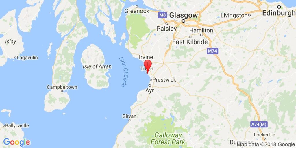 Troon Marine Hotel Location