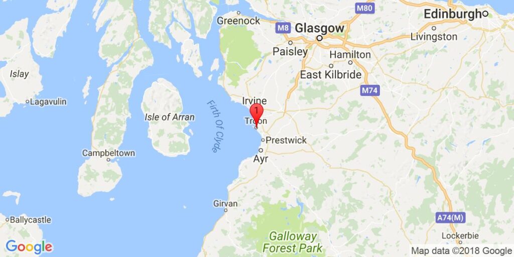 Troon South Beach Hotel Location